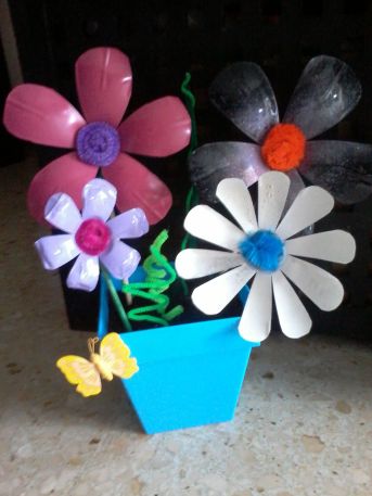 flores plastico